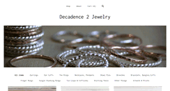 Desktop Screenshot of decadence2jewelry.com
